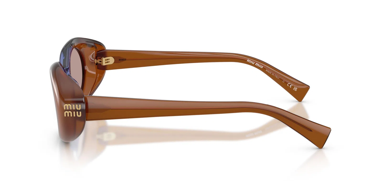 Miu B09S Sunglasses - Opal Milk/grey/opal Milk - view 9